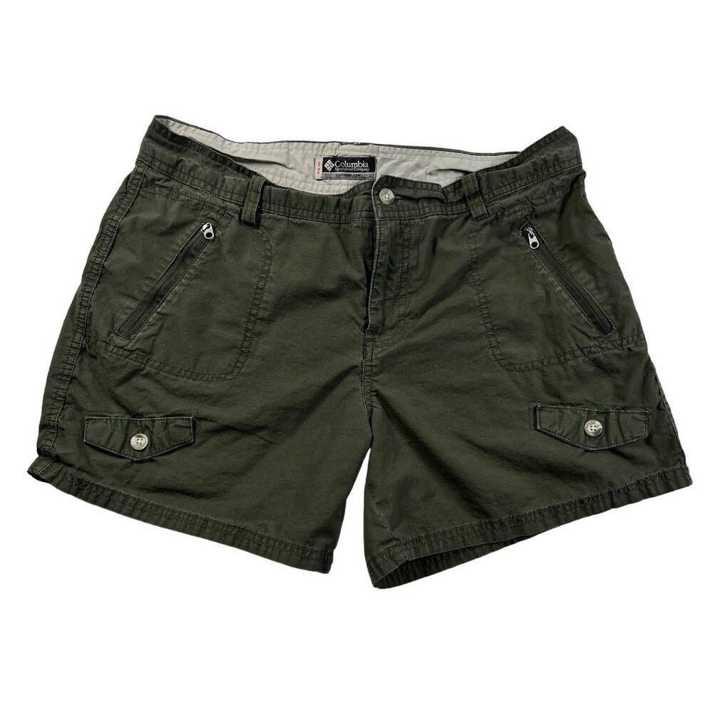 Columbia Women's Dark Olive Cargo Shorts